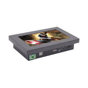 China 1024X600 Sunlight Readable LCD Display 7 Inch Resistive Touch Monitor on sale