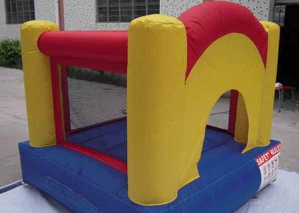 Buy cheap Yellow Small Commercial Bounce Houses For Kids With 210d Oxford Fabric from wholesalers