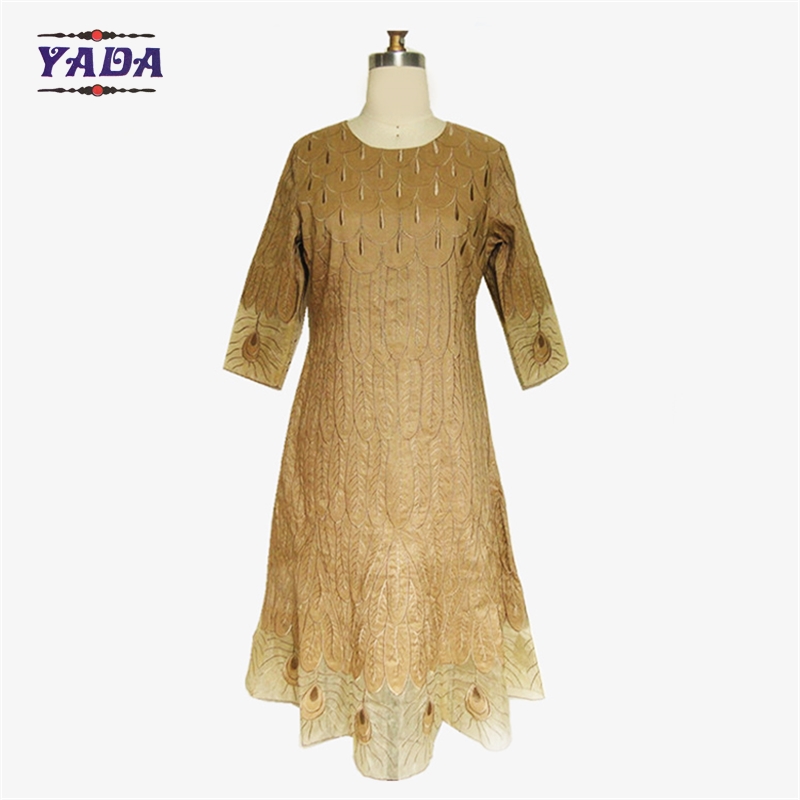 Woman long western dance costume peacock style wholesale bulk women's slim fit retro dress with low price