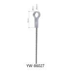 Stainless Steel Wire Rope Cable With 10*9mm Stamped Components YW86024