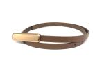 Smooth Buckle Thin 1.5cm Women's Fashion Leather Belts