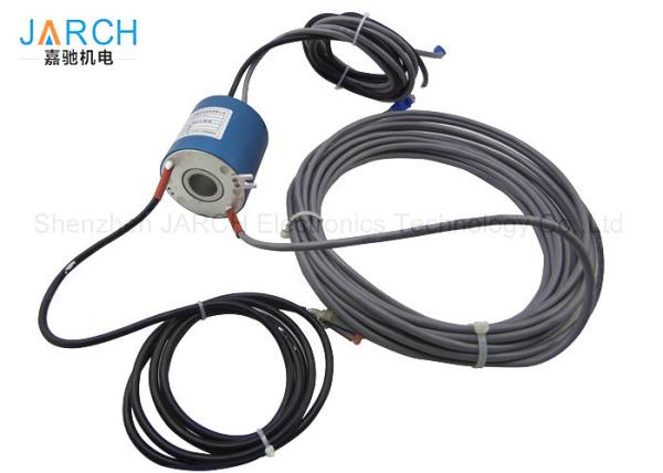 Buy cheap IP54 Power / signal through bore slip ring RJ45 / USB Connector from wholesalers