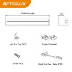 12V / 24V Cabinet Strip Light Aluminium Profile LED Linear Strip Light