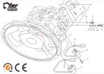 PC200-7 702-21-55901 Excavator Electric Parts Steel Pilot Valve