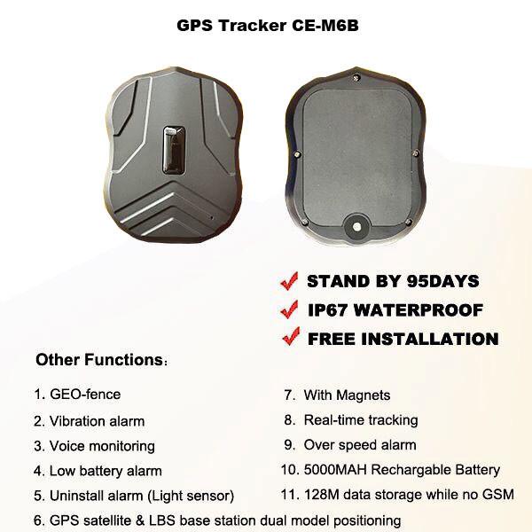Buy cheap Magnetic GPS Tracker Portable 95 Days Long Standby Time 5000MAH Rechargeable Battery from wholesalers