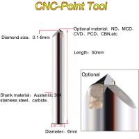 Buy cheap 60mm Shank CVD ND Diamond Point Tool Milling Cutter product