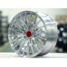 Buy cheap Custom forged 6061 aluminum alloy electroplate Chrome Slivery Brush Forged wheels rims from wholesalers