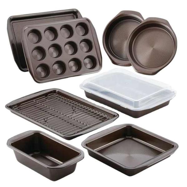 Buy cheap cake pan, Commercial Baking Tray Brown Baking Pan Non-Stick Oven Tray Bakeware Nonstick Cookie Baking Sheets from wholesalers
