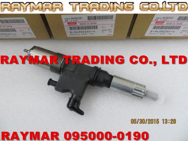 DENSO Fuel injector 095000-0190, 095000-0145 for ISUZU 6HK1 8943922610,