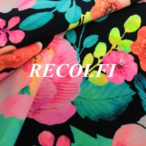 China Warp Knitted Recycled Fabric , Eco Friendly Yoga Wear Fabric on sale