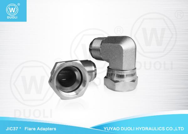 Buy cheap Carbon Steel SAE 90° Elbow JIC Flare Fittings , 37 Degree Flared Tube Fittings from wholesalers