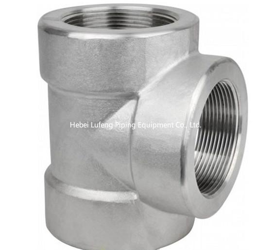 Buy cheap dn 200 stainless/carbon steel threaded pipe fitting equal tee from wholesalers
