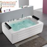Buy cheap 2 Person Indoor Whirlpool Hot Tub Spa Hydrotherapy Massage Bathtub 1750mm from wholesalers