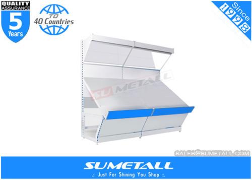 Buy cheap Convenience Store Metal Supermarket Shop Display Shelf For Vegetable Fruits Showing from wholesalers