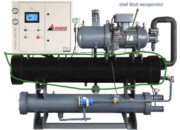 Quality 240HP Water Cooled Screw Chiller ISO9001 Water Screw Chiller for sale