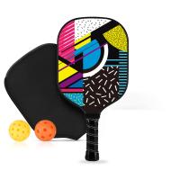Buy cheap USAPA Approved Carbon Fiber Surface Honeycomb Core Ultra Cushion Grip Graphite product
