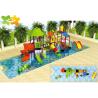 Buy cheap Indoor Outdoor Children'S Outdoor Water Slides Galvanized Pipe Strong Structure from wholesalers