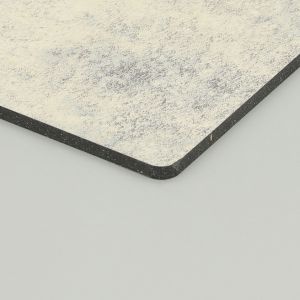 Scratch Resistant Cement Acp Mirror Sheet Light Gray Marble Composite Panel 4MM