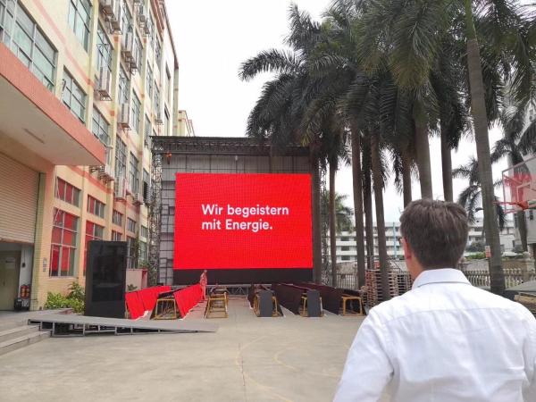 Buy cheap Giant Building Outdoor Advertising LED Display Curtain Advertising Spain SMD3535 from wholesalers