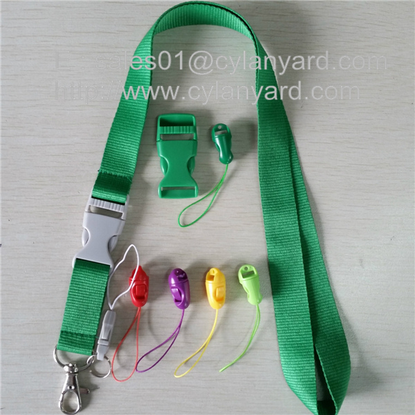 Dyed coloured polyester neck lanyards