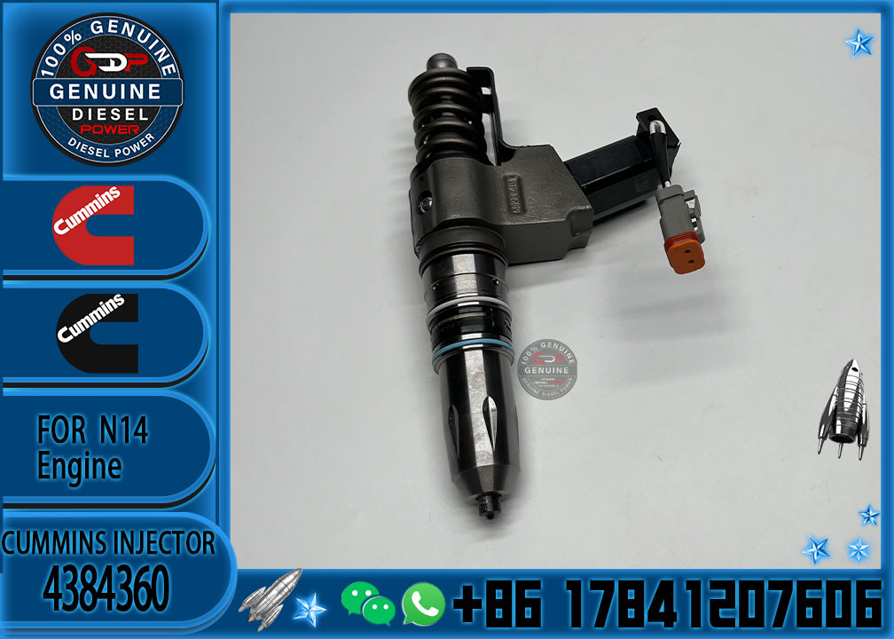 Genuine Diesel engine parts for Cummins KTA19 KTA38 KTA50 Injector 3406604 4384360