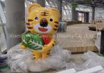 Buy cheap Cartoon Fiberglass Tiger Shopping Center Decorative With Cute Face from wholesalers