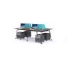 Buy cheap modern fashion El level MFC commercial furniture--4 seats clusters desk 2020 hot sale from wholesalers