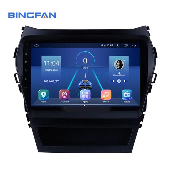 Buy cheap 9" Android 10.0 Car DVD Player GPS Navigation Car Radio Head Units For Hyundai IX45 Santafe 2013-2017 from wholesalers