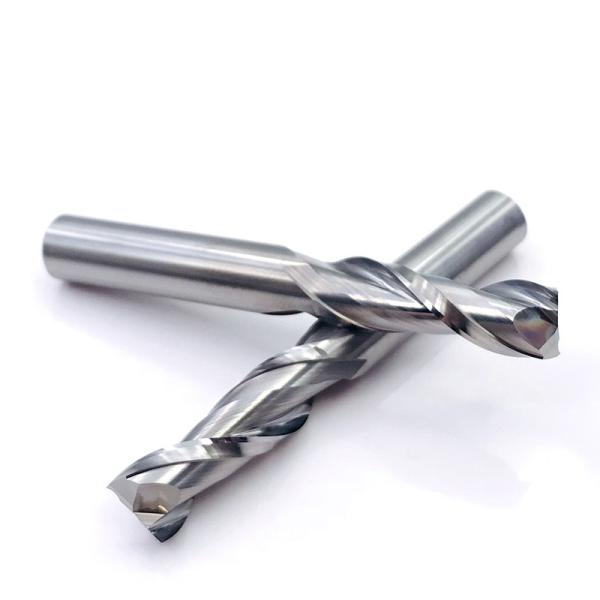 Buy cheap Tungsten Carbide 2 Flutes 8mm Square Long Flute End Mills For Aluminum from wholesalers