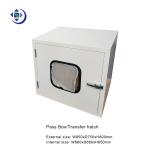 Powder Coated Steel Cleanroom Pass Box Transfer Hatch In Size W650xD650xH660mm