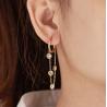 Buy cheap Chain Earrings Set for Women Stainless Steel Ear Pins Dangle Earrings Butterfly Ball Bar CZ from wholesalers