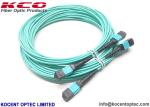 12fo 24fo MM OM3 OM4 50/125 MPO MTP Optical Fibre Patch Cable