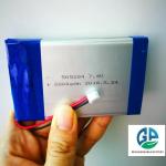 High Capacity 7.4V Li Polymer Battery 505284 2S1P 2600mah rechargeable li-ion li