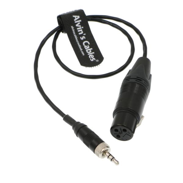 Audio Machine Vision Cables 3 Pin Female To Locking 3.5mm TRS Cord For Sony D11