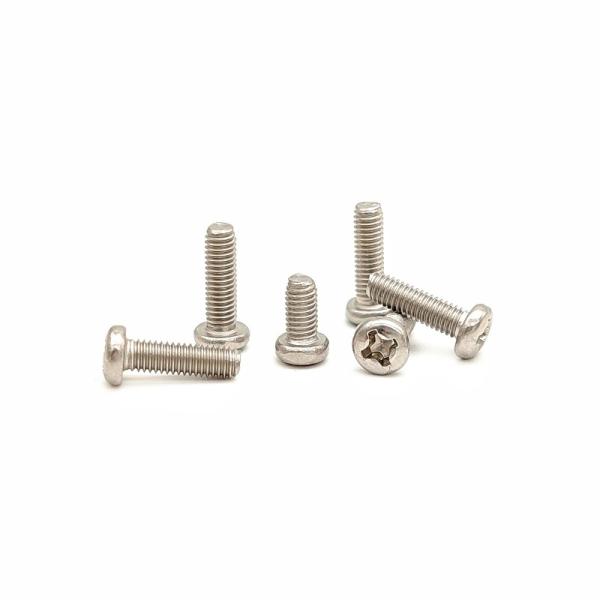 Buy cheap Custom Stainless Steel Cross Pan Head Screws Precision Mechanical Screws from wholesalers