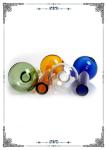 Curved Pyrex Glass Oil Burner Glass Bong Water Pipes Hand Blown
