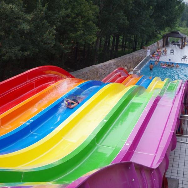 Buy cheap Anti Static Rainbow Colorful Water Slide For Adult With SGS Certification from wholesalers
