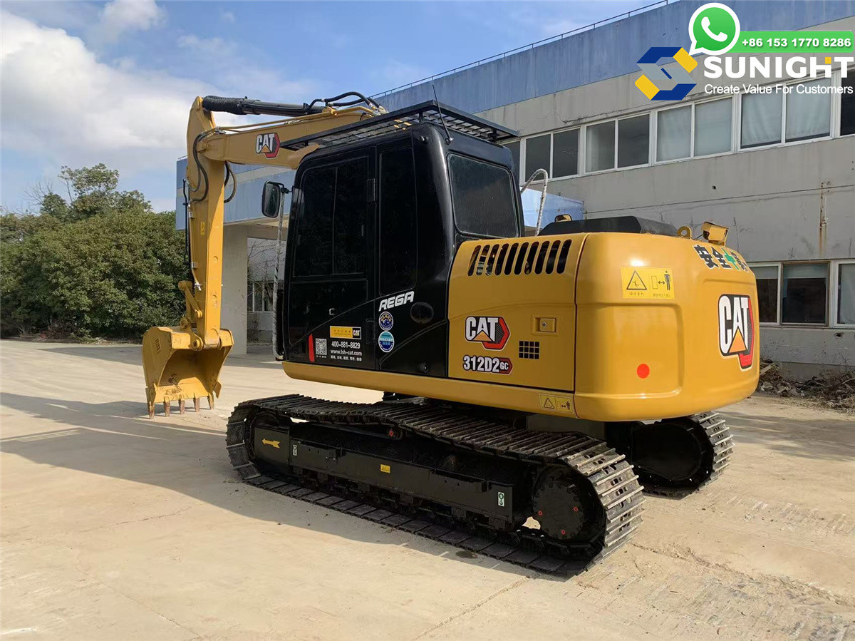 Used Excavator Caterpillar CAT 312D Low Working Hours CAT312D 12 Ton