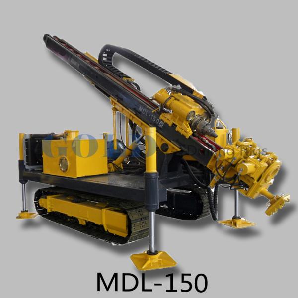 Buy cheap Crawler MDL-150 tough terrain hydraulic drilling rig, mechanical power head from wholesalers