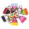 Buy cheap ODM Colorful Pure Leather Keychain , Glitter Leather Coin Pouch Keychain from wholesalers