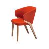 Buy cheap Modern Solid Ash Wood Frame Accent Chair Linen Fabric Nora Armchair from wholesalers
