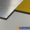 Buy cheap 2440mm Length Impact Resistant Brushed Aluminum Composite Panel with Heat Resistance from wholesalers