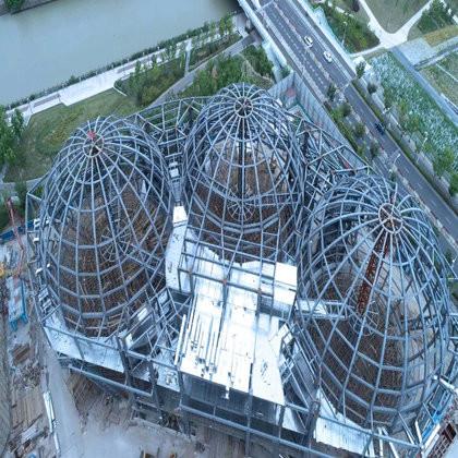 Buy cheap Steel Stadium Prefabricated Structural Steel Building Large Span Space Project from wholesalers