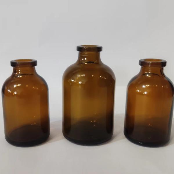 Buy cheap Hot Stamping 20ml Molded Glass Vial Borosilicate Glass Reagent Bottle from wholesalers