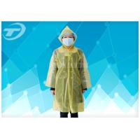 Buy cheap White PE Plastic Raincoat Disposable With Food Grade For Children And Adult product