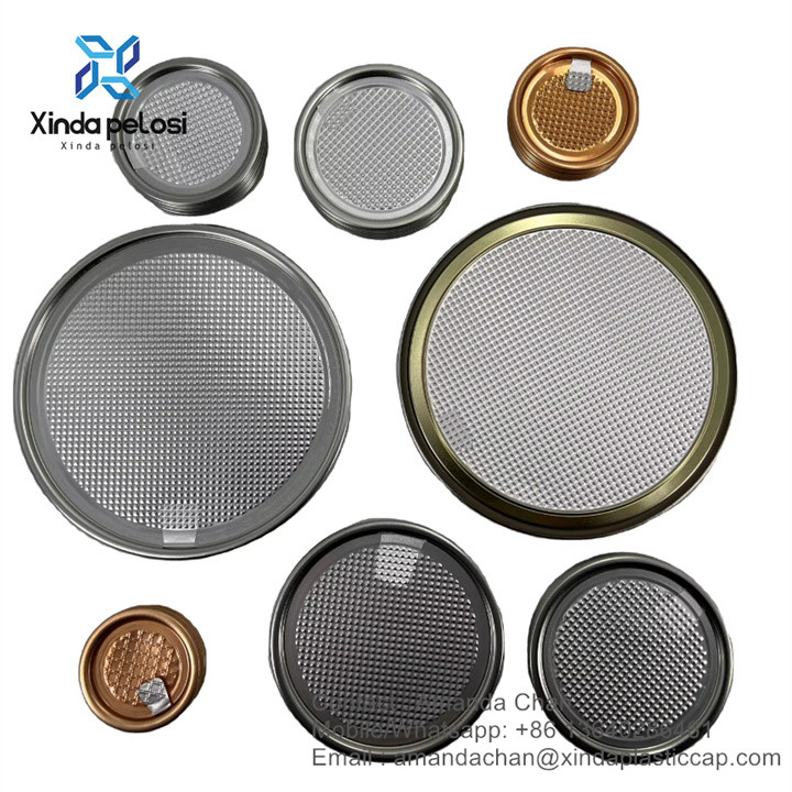 Food Grade Aluminum Easy Peel Off End Lid Easy Tear Off Metal Milk Powder Canned