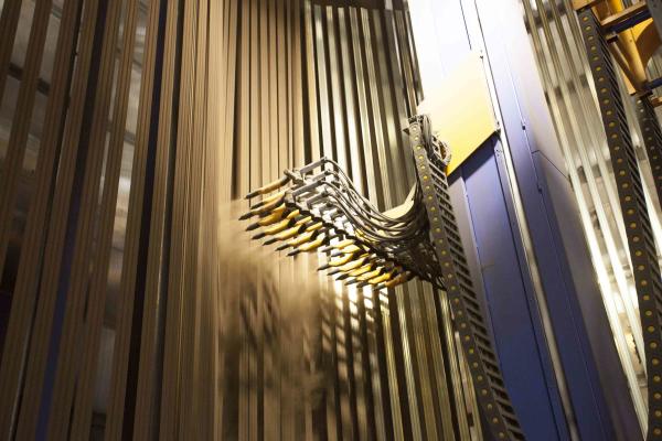 Buy cheap Vertical Powder Coating Line For Aluminum Profiles With Powder Supply Center And Pretreatment from wholesalers