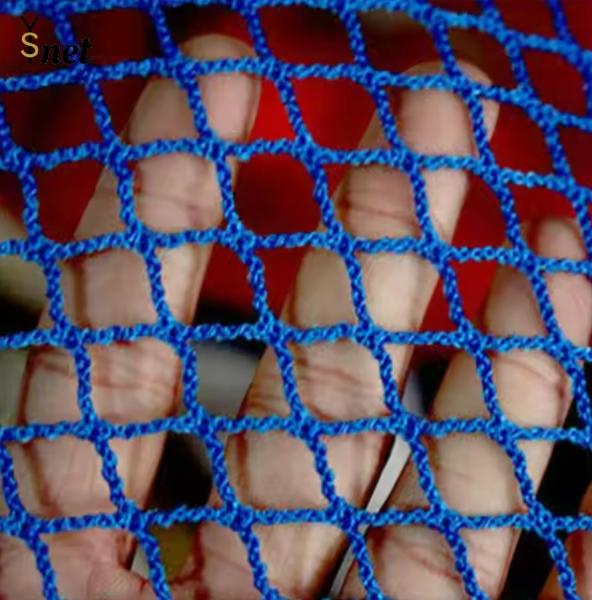 Soccer Sports Net Color Flat Hanging Anti Falling Safety Net Construction Nylon