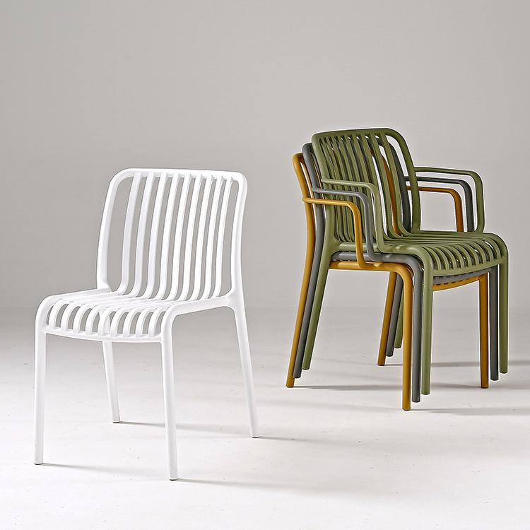 Indoor Outdoor Stackable Plastic Metal Wire Chairs for Hotel Garden Restaurant Dining