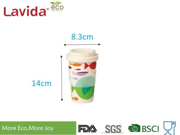 Buy cheap Biodegradable Take Away Coffee Mugs BPA / Heavy Metals Free With Chic Patterns from wholesalers